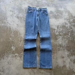 Vintage 2000's Women's Levi's 550 Bootcut flare light wash denim jeans 8